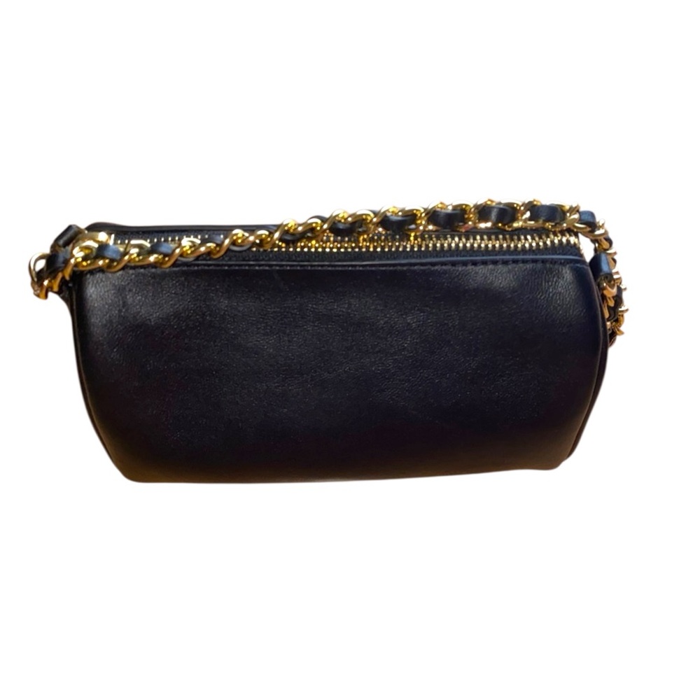 Lauren Ralph Lauren Black Crossbody Bag with Gold Hardware - Picture 12 of 15